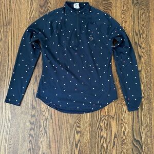 Puma Navy Star Long Sleeve Top